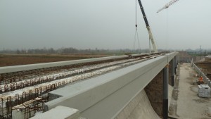ponti prefabbricati in cemento armato preteso precompresso, ponti in continuità strutturale, ponti veloci PAC